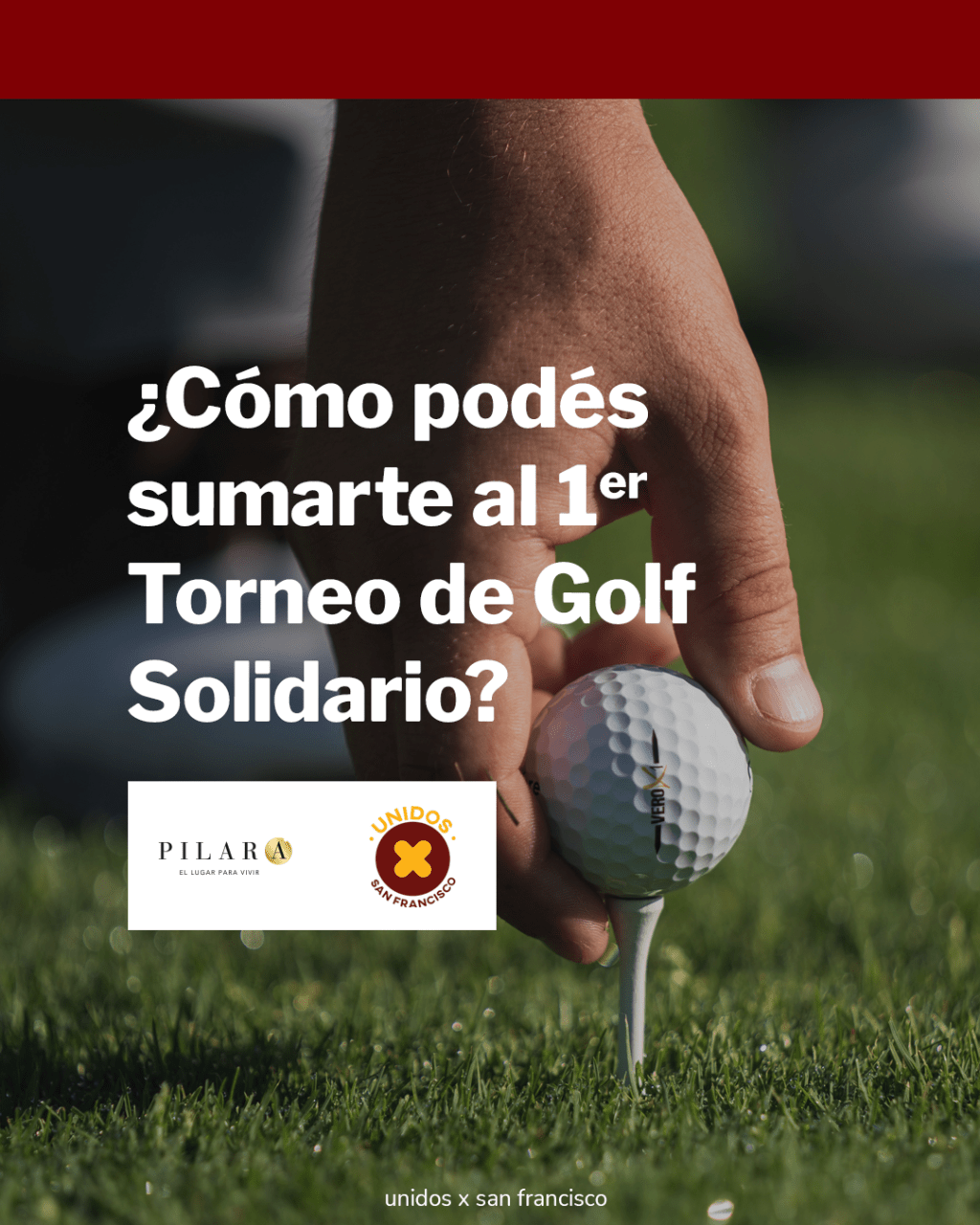 1er Torneo de Golf Solidario flyer